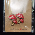 Mushroom Charm Earrings
