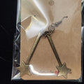 Bronze Star Wand Earrings