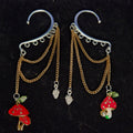 Mushroom Ear Cuffs