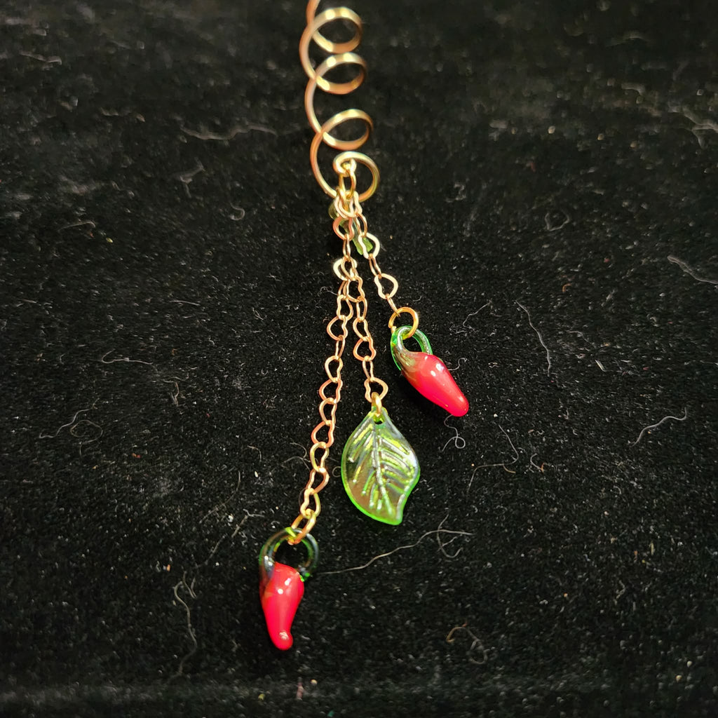 Heart Chain Chili Charm Hair Twist