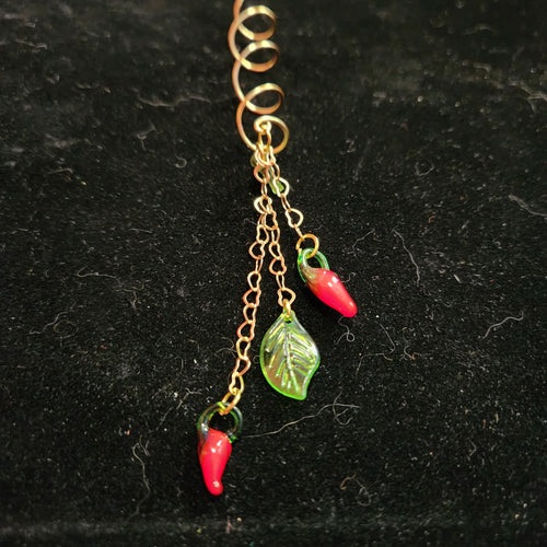 Heart Chain Chili Charm Hair Twist