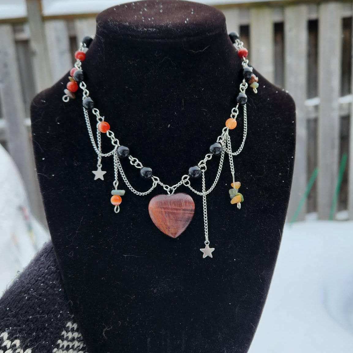 Chocolate Sweetheart Choker