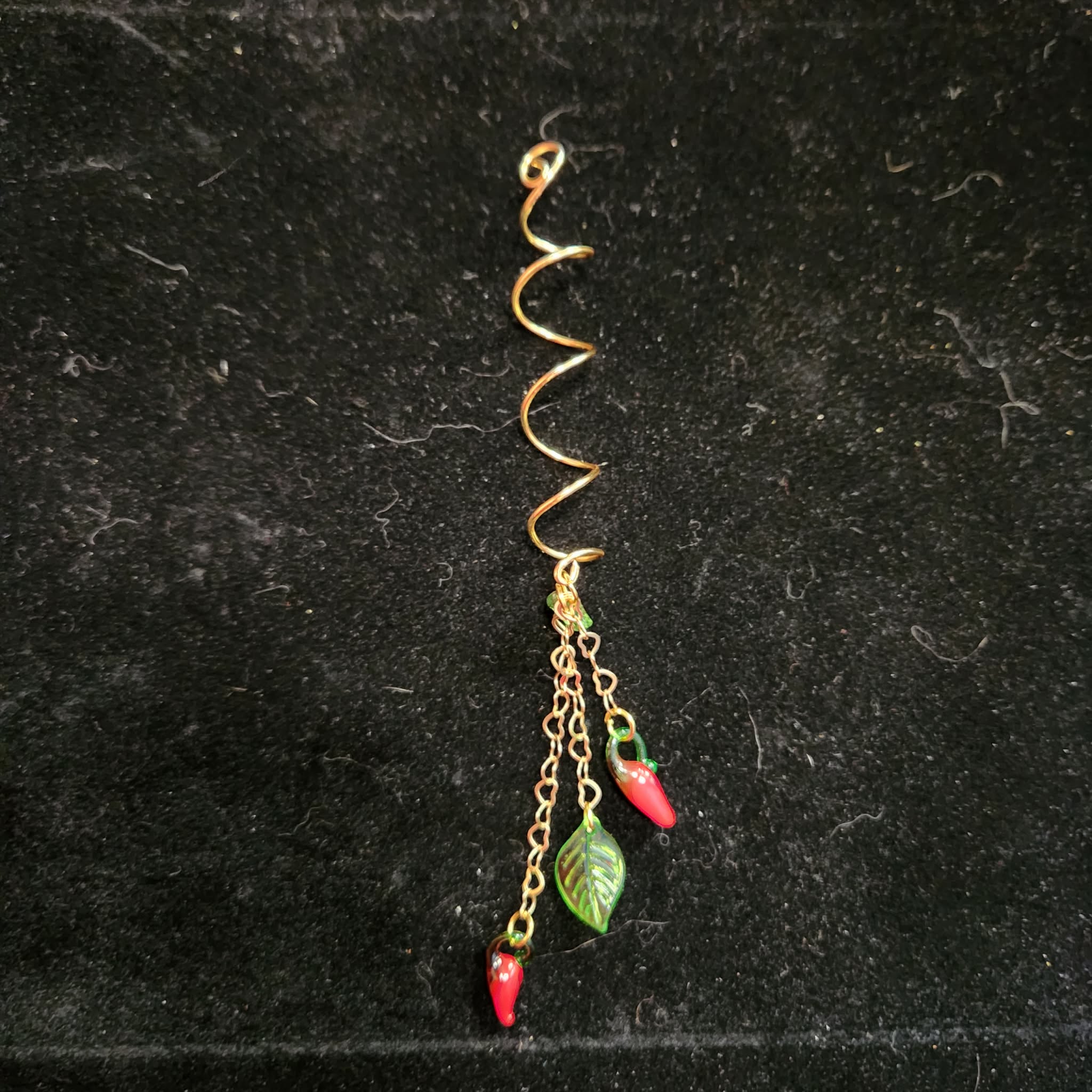 Heart Chain Chili Charm Hair Twist