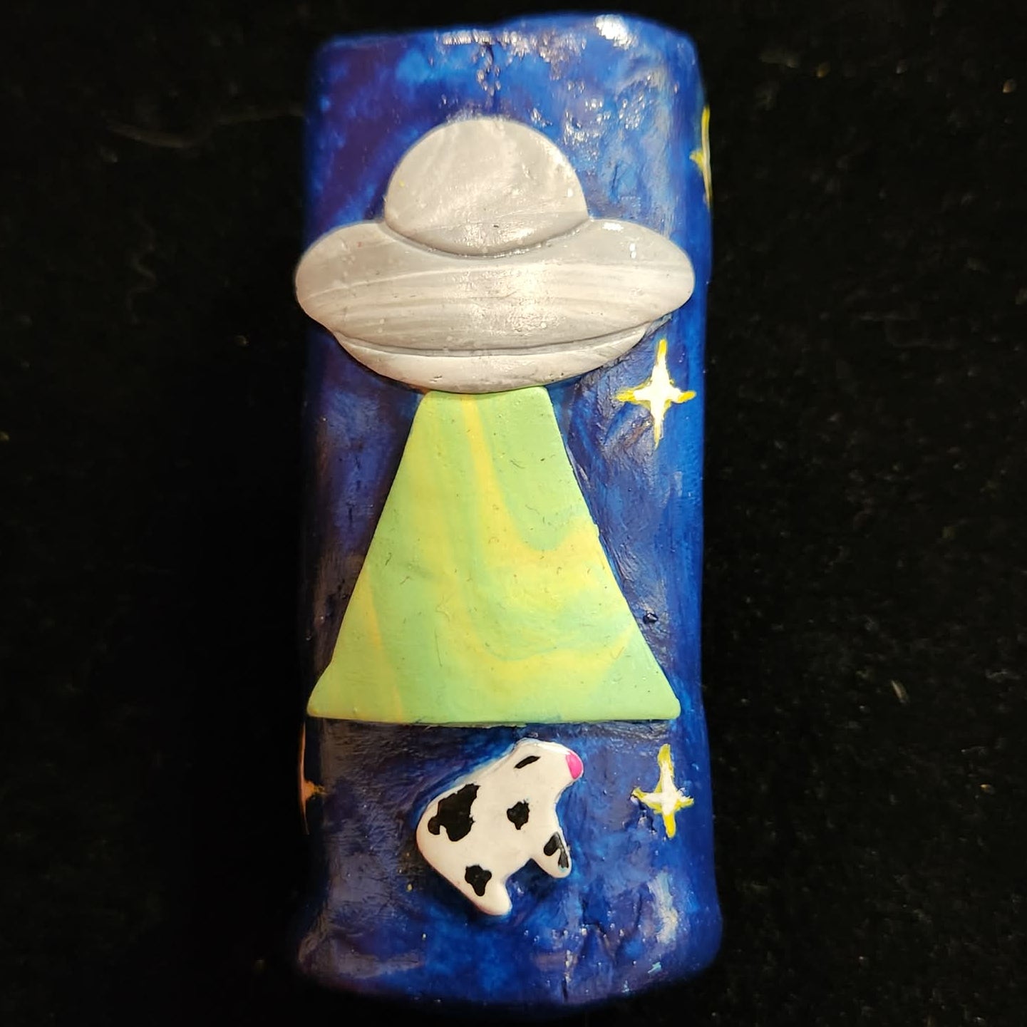Alien Abduction Night TIme Lighter Case