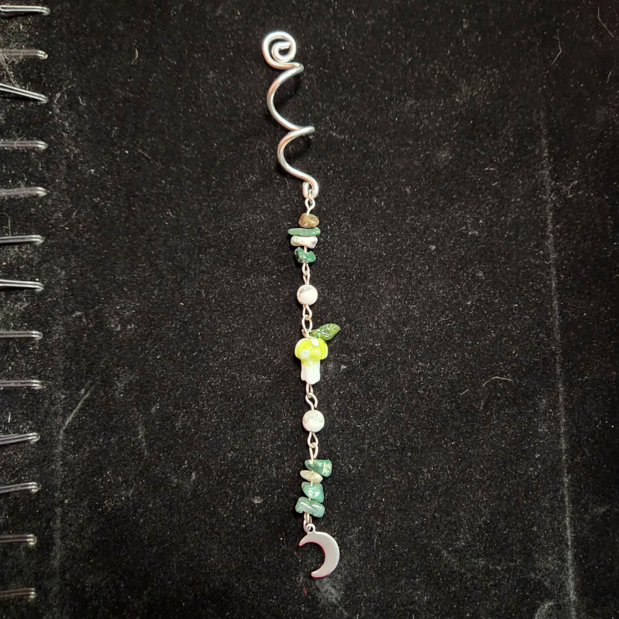 Green Mushroom Forest Hair Twist