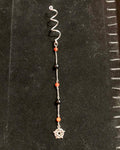 Red and Black Pentacle Hair Twist